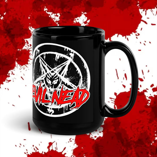 Teddy Told Me To - Evil Nead - Black Glossy Mug
